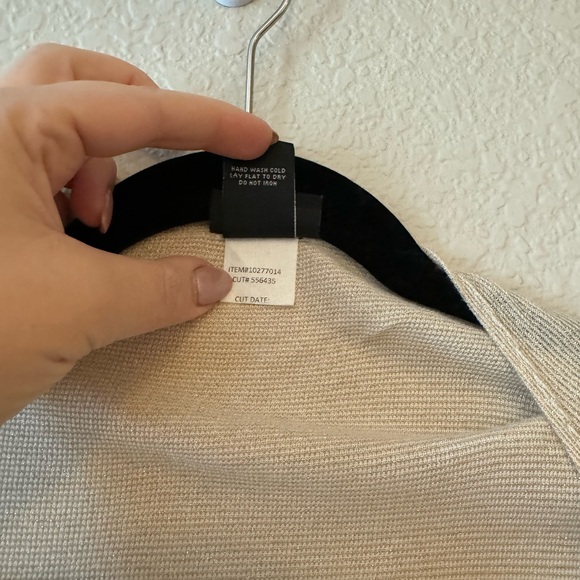 Torrid Plus size gold/ cream fringe shall/ cardigan - Picture 4 of 4